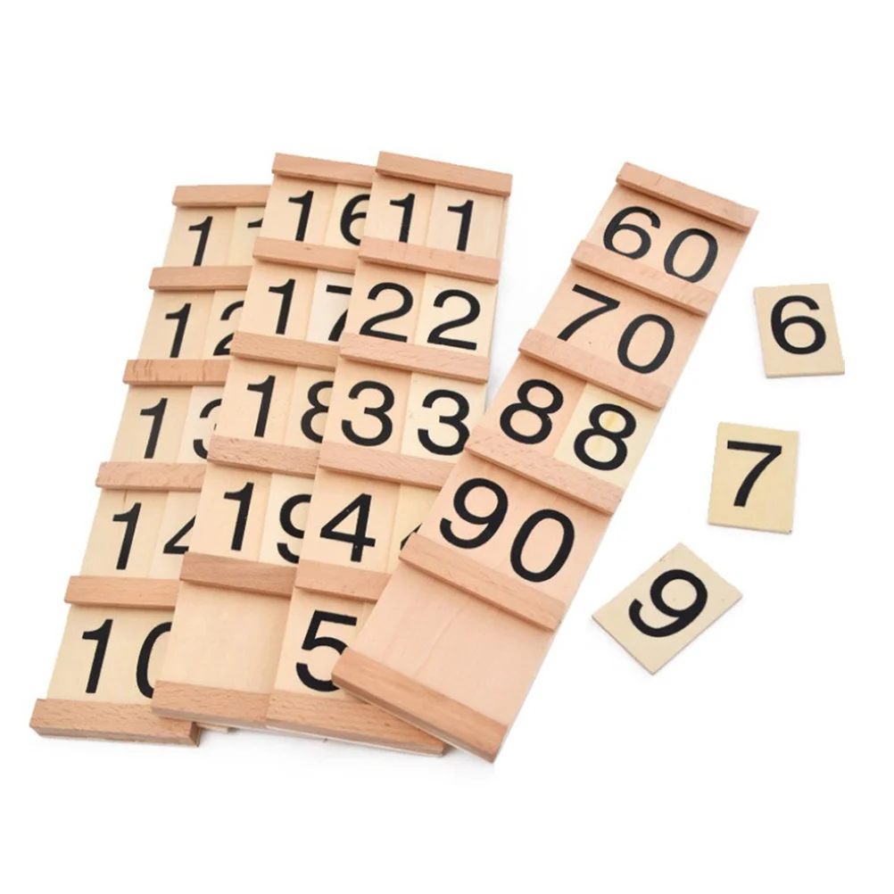 Mathematik-Lehrmittel, Spielzeug für Kinder, Farbperlen, Bar, pädagogisch, aus Holz für Kinder