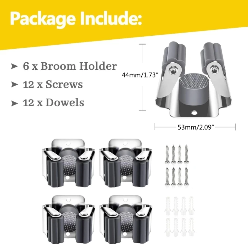 4 Tường Cây Lau Nhà Kềm Tự Dính Không Khoan Cây Lau Nhà Giá Chổi Thả Con Tàu