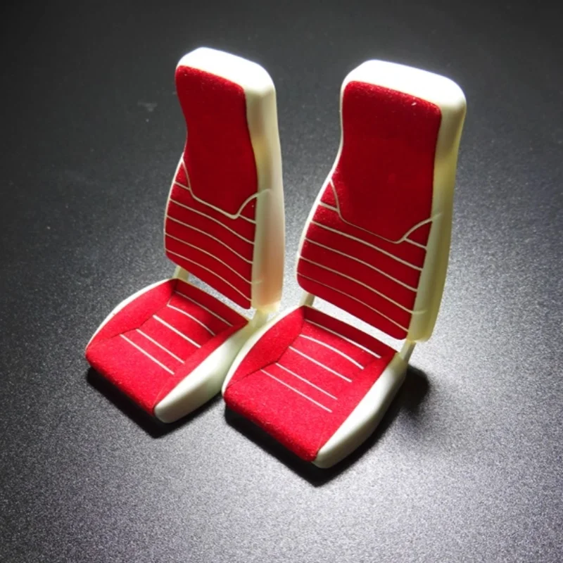 1pcs Simulation Seat Suede Sticker Decorate for 1/14 Tamiya RC Truck Trailer Tipper for Scania R620 R470 56323 RC Accessories