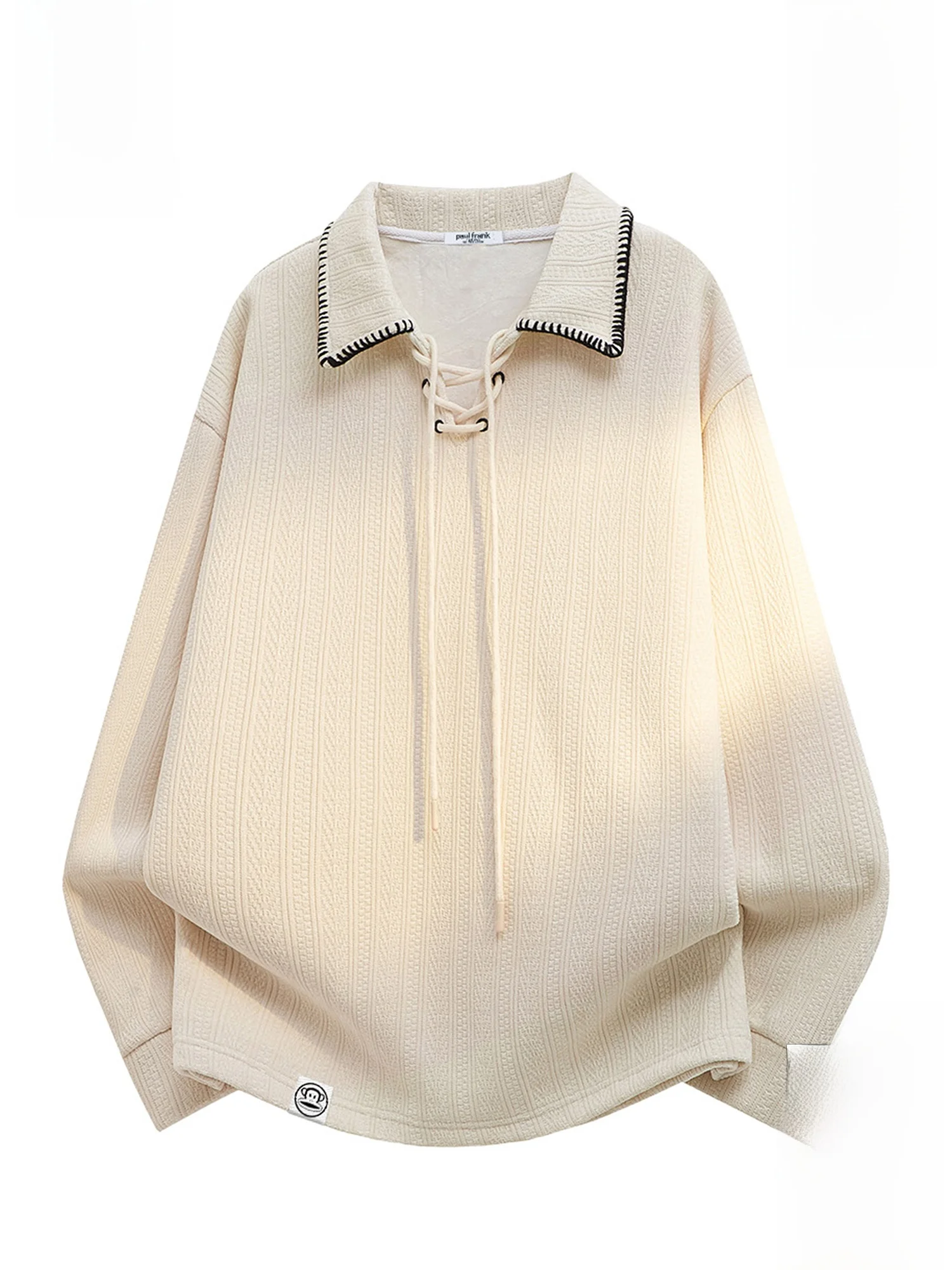 

PaulFrank Men's Fce Lined Thiened Hoodie Casual Loose Warm Winter Sweatirt Flip Collar Comfortable Polyester Fiber