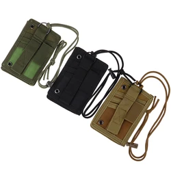 1PCS Army Fan Tactical ID Card Case Patch ID Card Holder Neck Lanyard And Credit Card Organizer Hot Sale