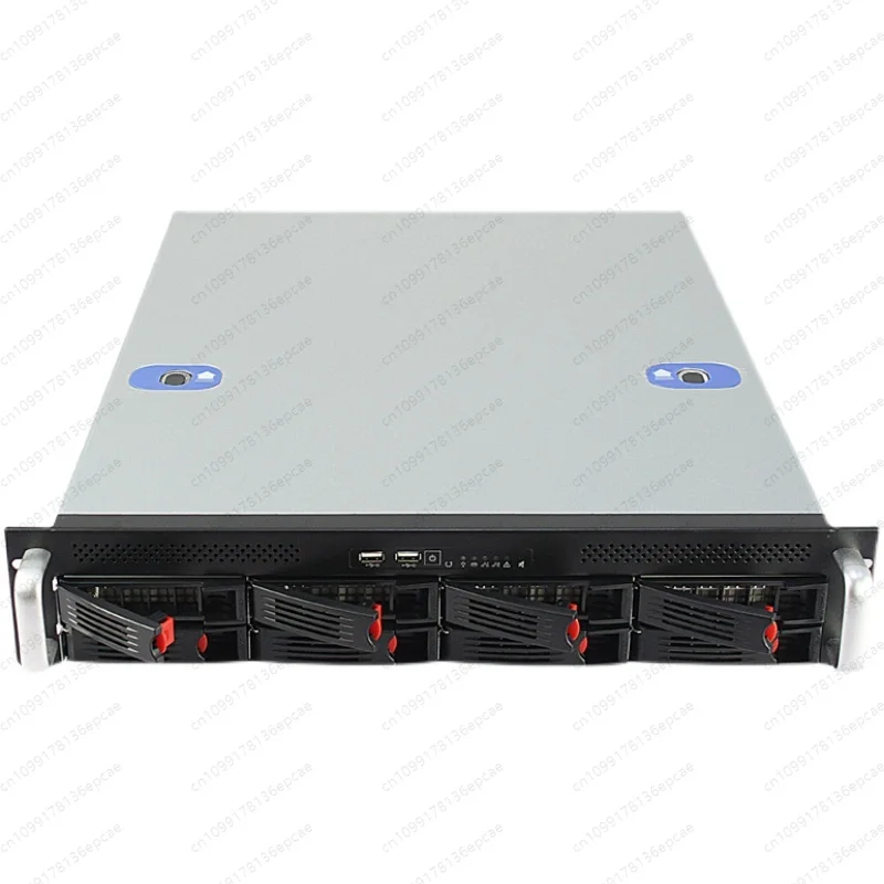 2U server chassis 8-bay hot-swappable ATX motherboard, RAID disk array, network storage host depth 550