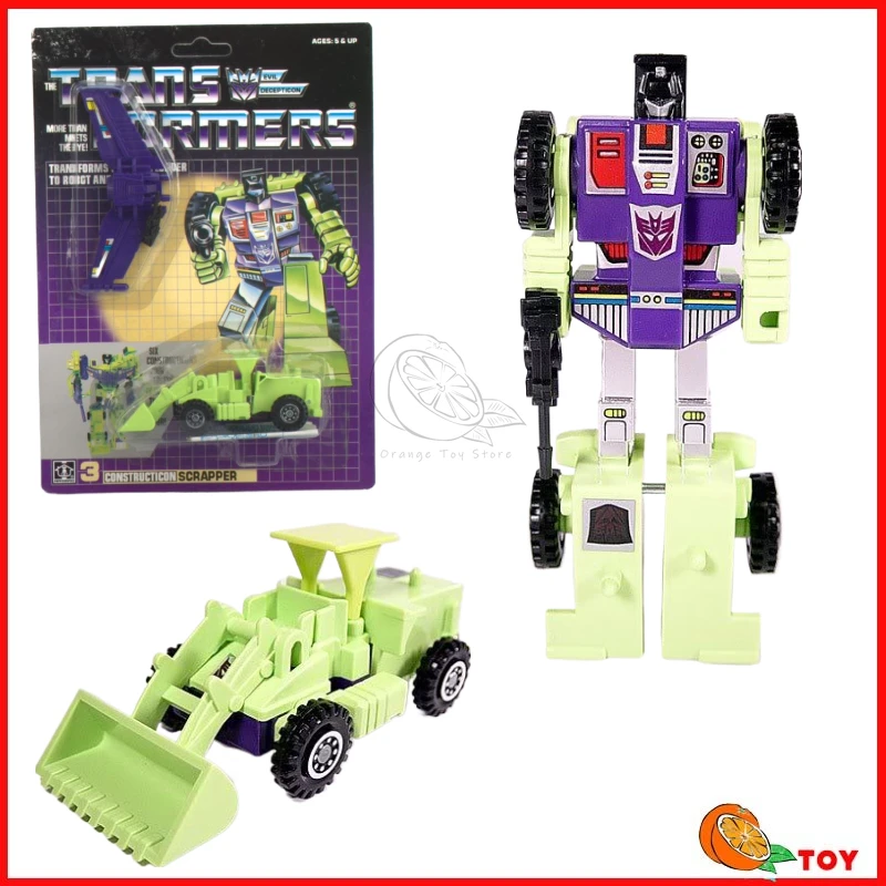 Disponibile Transformers giocattoli versione USA G1 84-86 KO Scrapper Modello Collezione di robot Action Figure Toy Gift Hobby