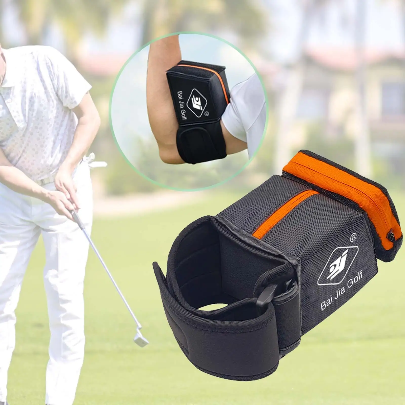 

Golf Swing Trainer Golf Alignment Practice Tool Arm Brace Band Golf Equipment Golf Swing Training Aid for Outdoor Sports Golfers