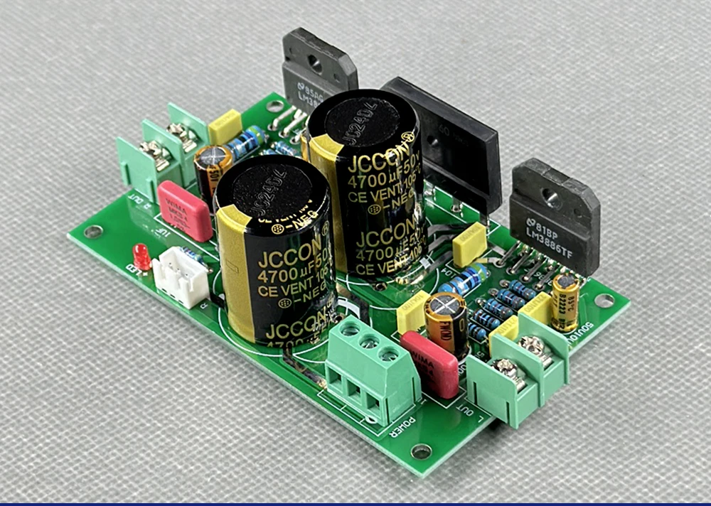 Carte amplificateur stéréo double canal LM3886TF haute fidélité avec rectification et filtrage