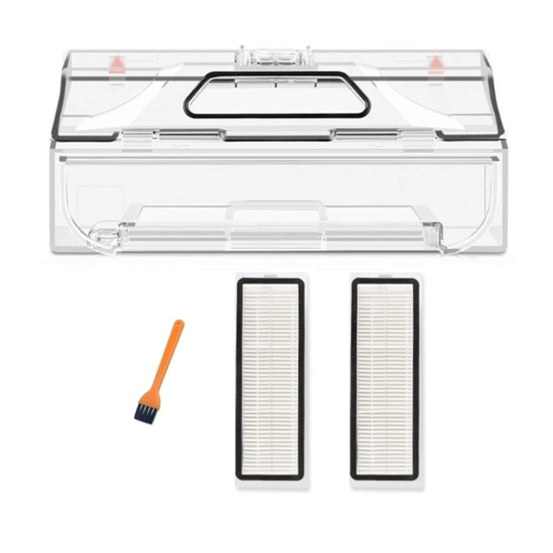 AT17 สําหรับ Xiaomi Mijia 1C 1T Dreame F9 หุ่นยนต์เครื่องดูดฝุ่นอะไหล่ทดแทนฝุ่นกล่องและตัวกรอง Hepa