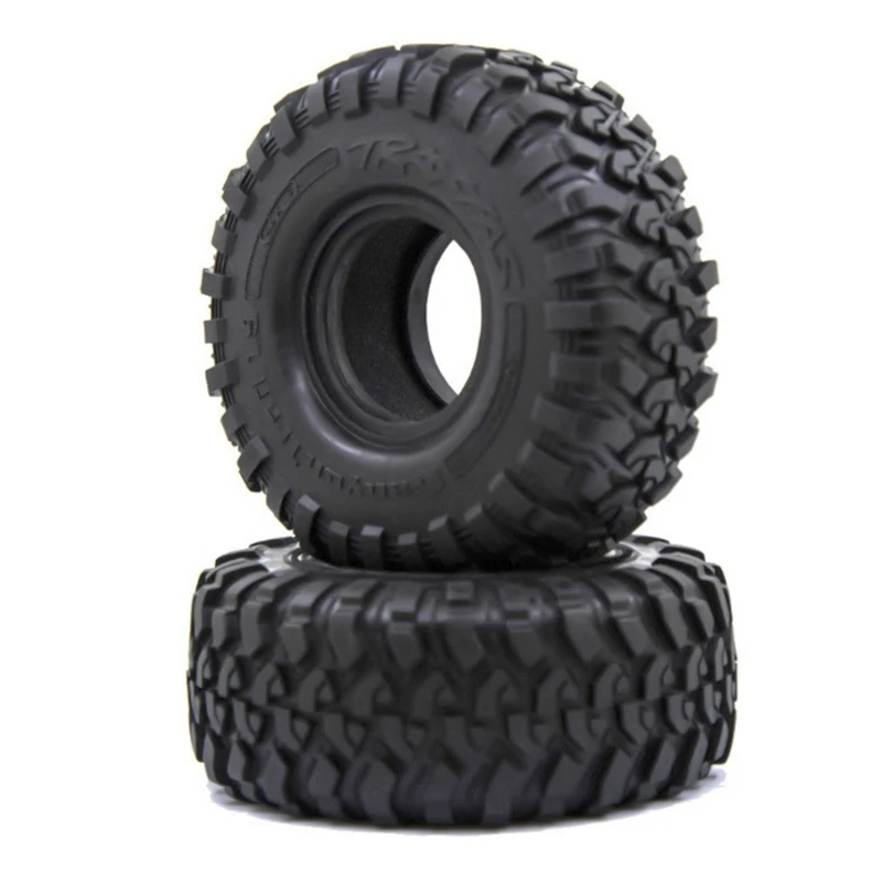 4PCS 1.9 Inch Crawler Rubber Tires for 1/10 Crawler TRX-4 TRX-6 Axials TRX6 #8174 Car