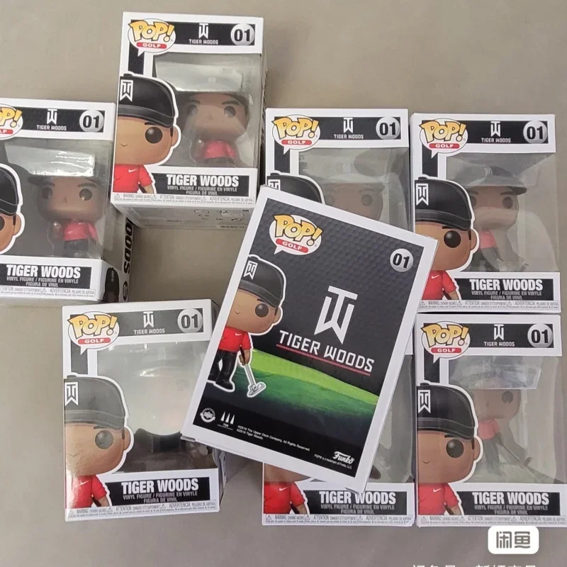 

Funko Pop Golfer Tiger Woods Экшн-модель Sun Day Red Q Version Орнамент Декор Фигурка Кукла Ограниченная серия Коллекционные игрушки