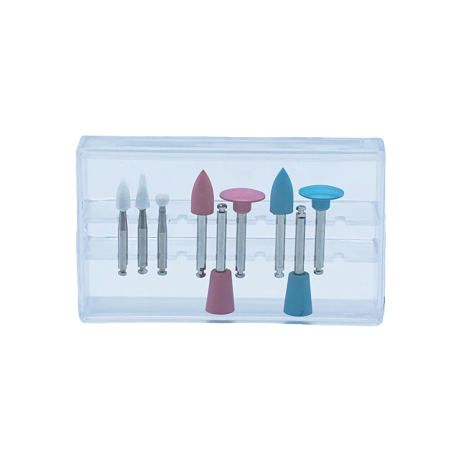 9pcs/Set Dental Composite Polishing for Low Speed Handpiece Contra Angle Kit RA0309 Resin Sanding Polishing