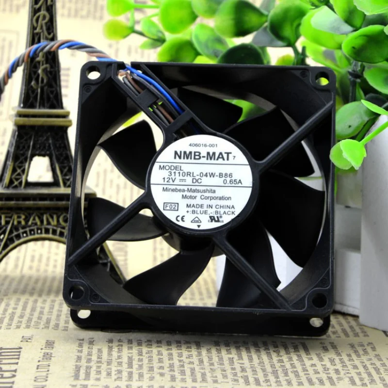 

3110RL-04W-B86 8025 12V 0.65A 4-Wire Pwm Cooling Fan 3110RL 04W B86