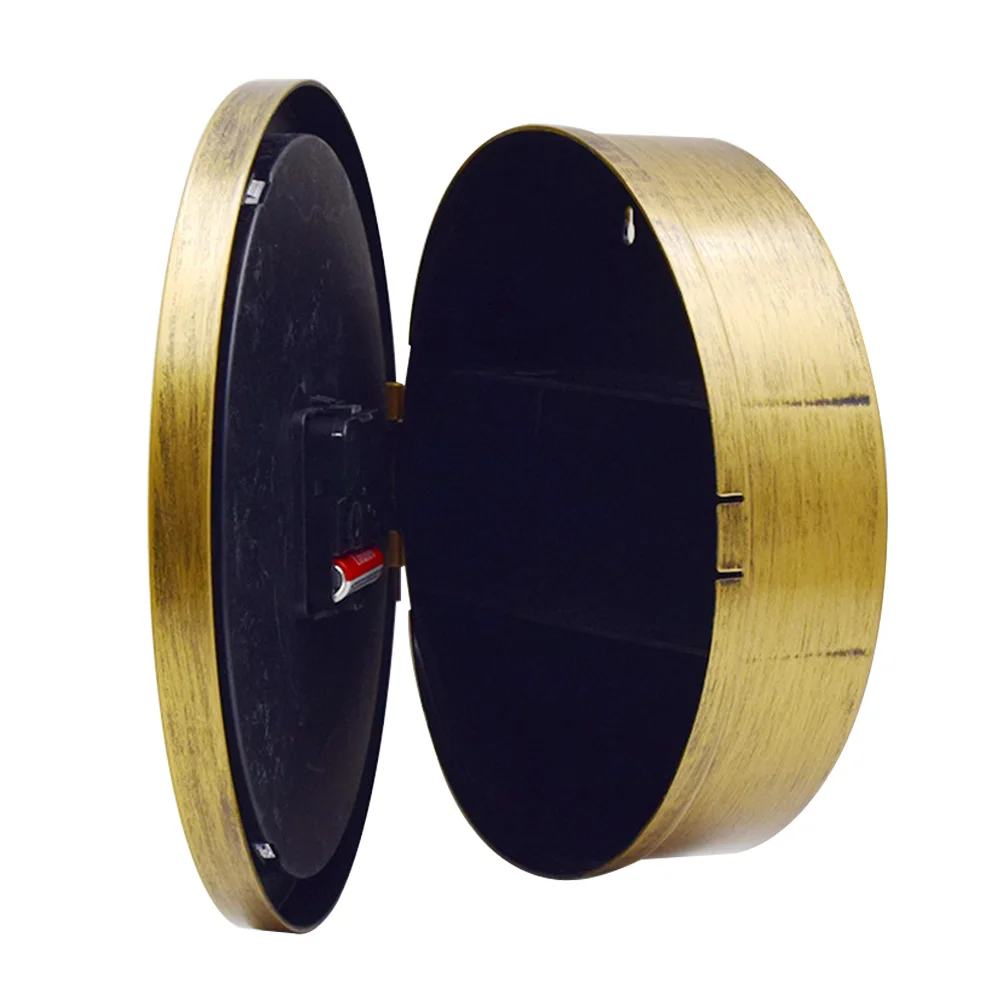 Safety Box Retro Secret Pointer Jewelry Vintage Wall Hanging Storage Security Watch Cash Office Clock Home