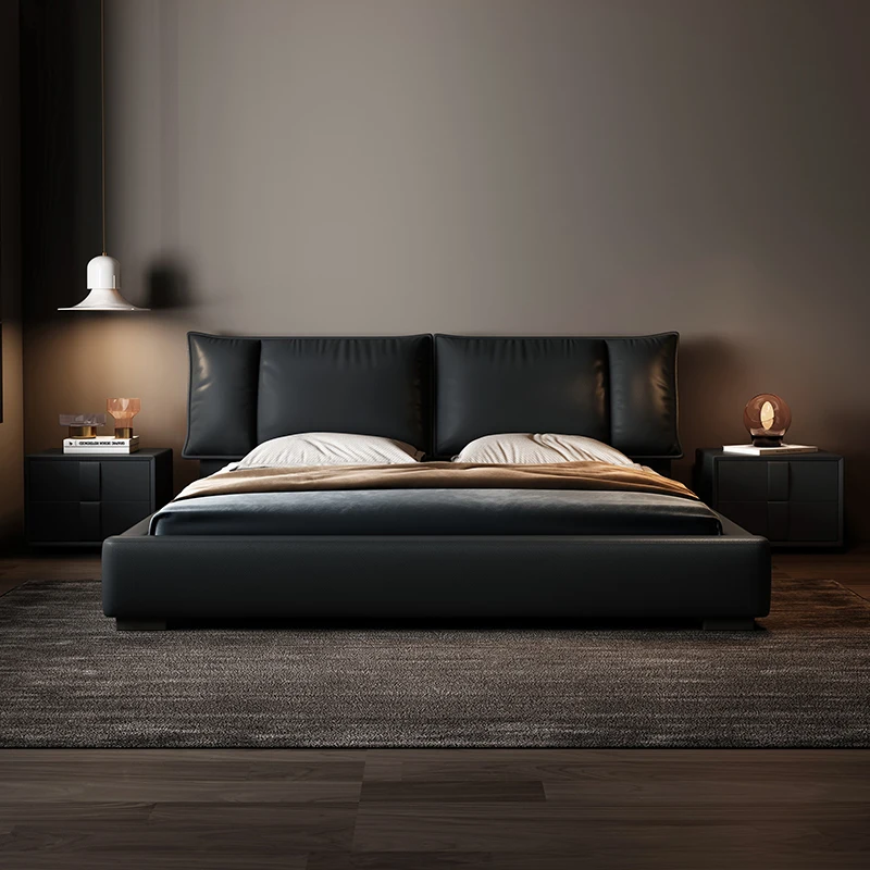 Modern Luxury Wooden Bedroom Furniture Soft Up-holstered Beds king Size Double Bed Frame Queen Lift up Storage Soft Set Design