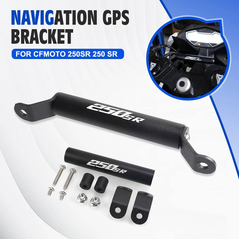 For CFMOTO 250SR CF MOTO 250 SR Front Wireless charging Mobile Phone Navigation Bracket GPS Mount Motorcycle Accessories