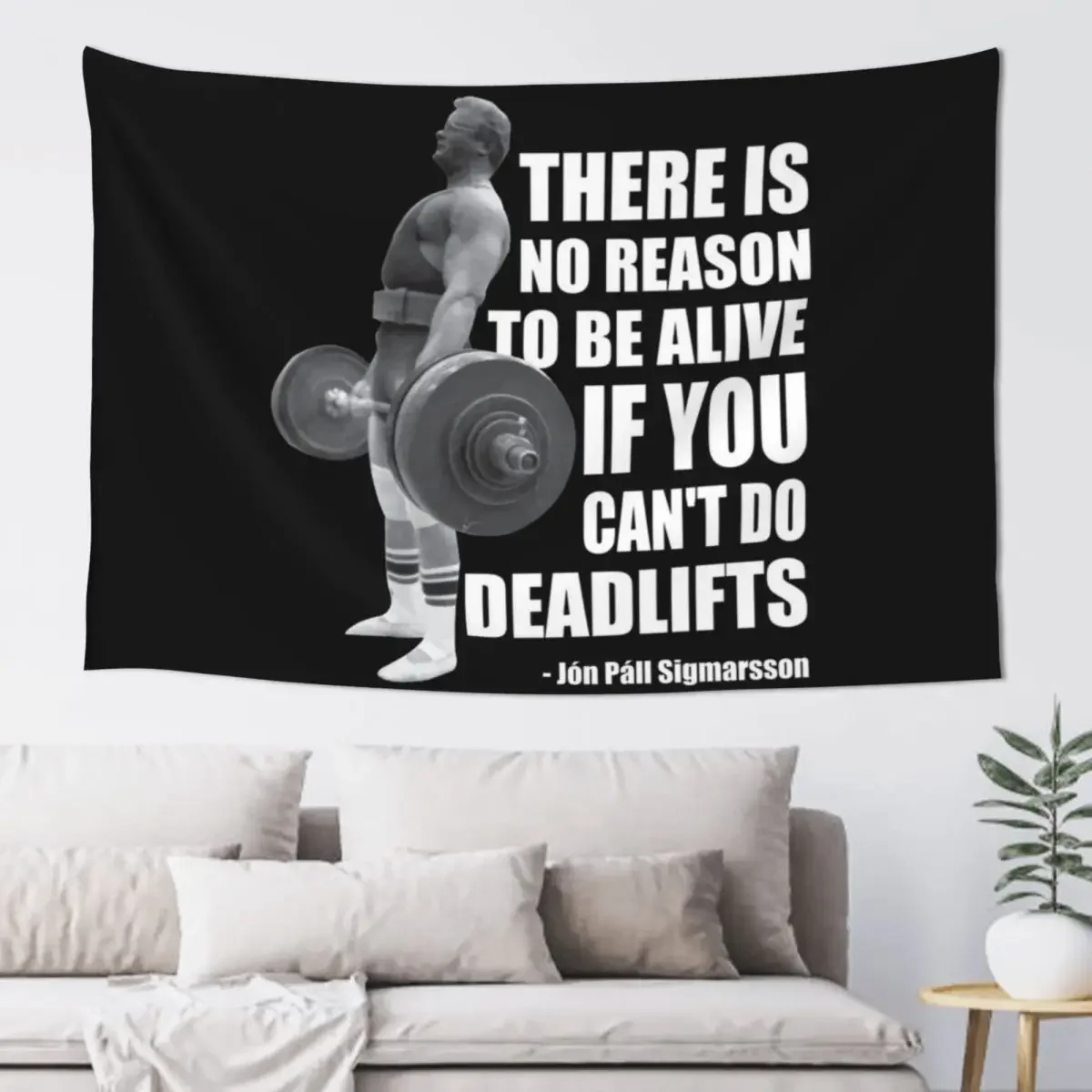 There Is No Reason To Be Alive If You Can't Deadlift Tapestry Aesthetic Room Decor Bedrooms Decor Tapestry