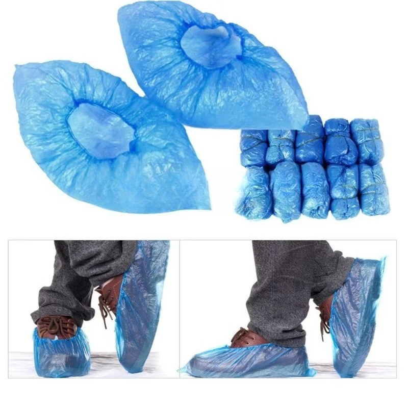 Customized Automatic Disposable PE Plastic Shoe Cover Making Machine With Ultrasonic Or Without Ultrasonic Good Quality Popula