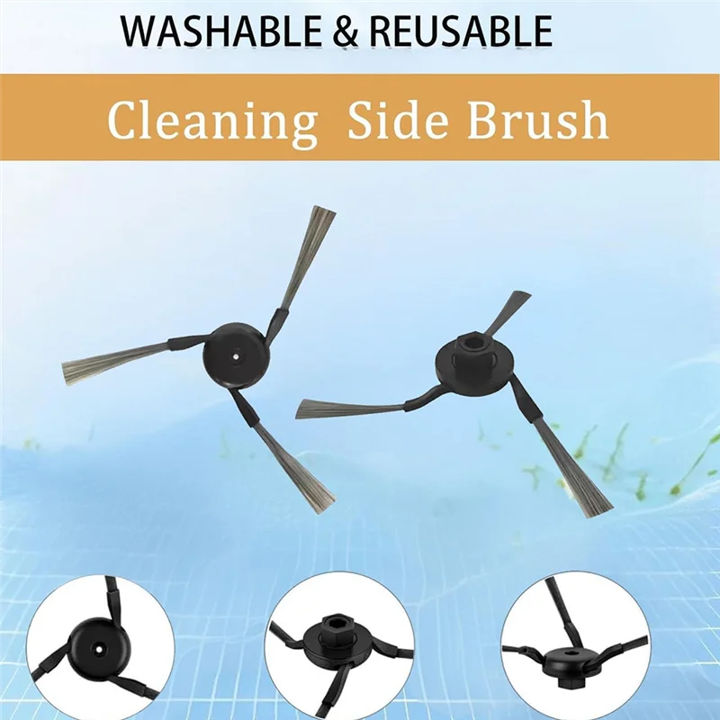 ABKO-Replacement Main Side Brushes, Mop Cloths, HEPA Filters& Dust Bags For Dreame X40 Ultra/X40 Pro Robot Vacuum Accessory