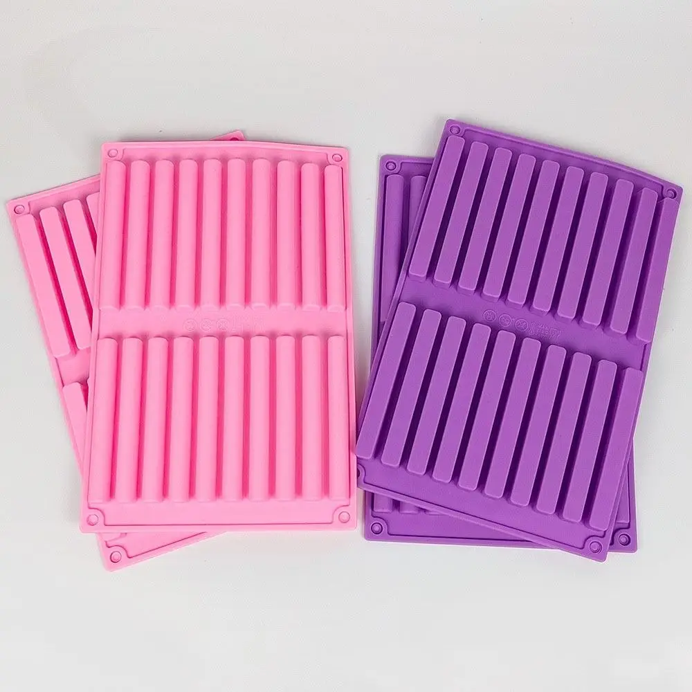 20 Cavities Chocolate Molds Food Grade Flexible Silicone Strip Molds Silicone DIY Cake Decorating Tool Cake Baking Tools