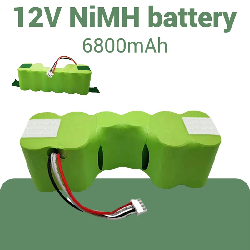 

DE55 12V Ni-MH battery 6800mah suitable for Ecobos Deebot DE5G DM88 DM87 902 901 610 DE33 DG710 DN33 DM65 DT88 robot battery