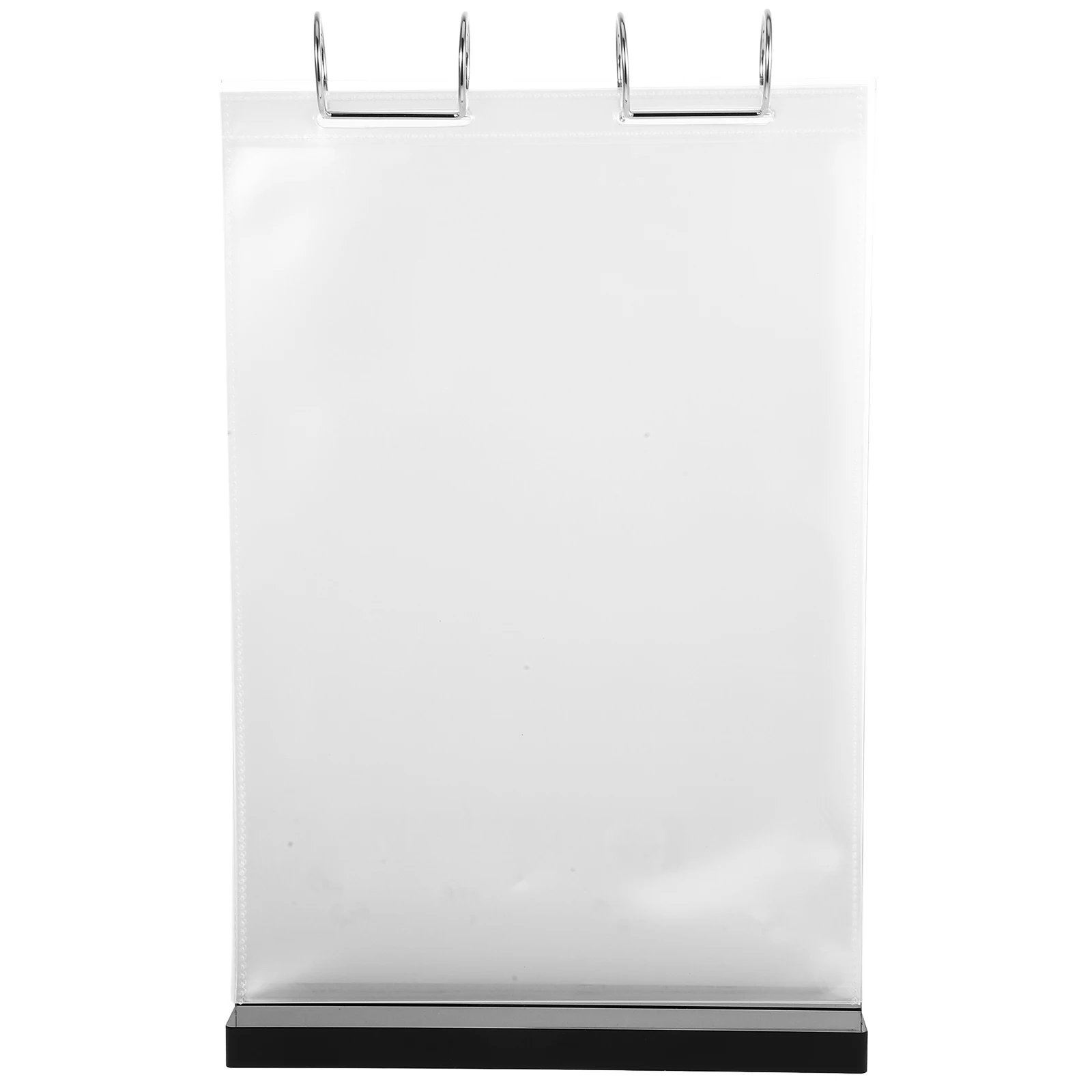 Menü-Display-Rack, transparenter Acryl-Schilderhalter im A4-Format, doppelseitiger Tischständer für Café, Teeladen, Poster-Display-Ständer