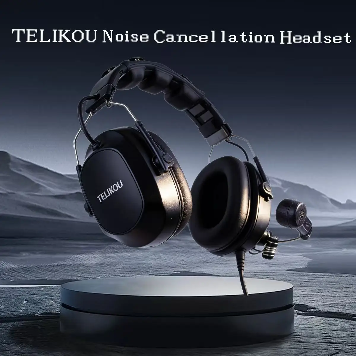 TELIKOU Noise Cancellation Headset