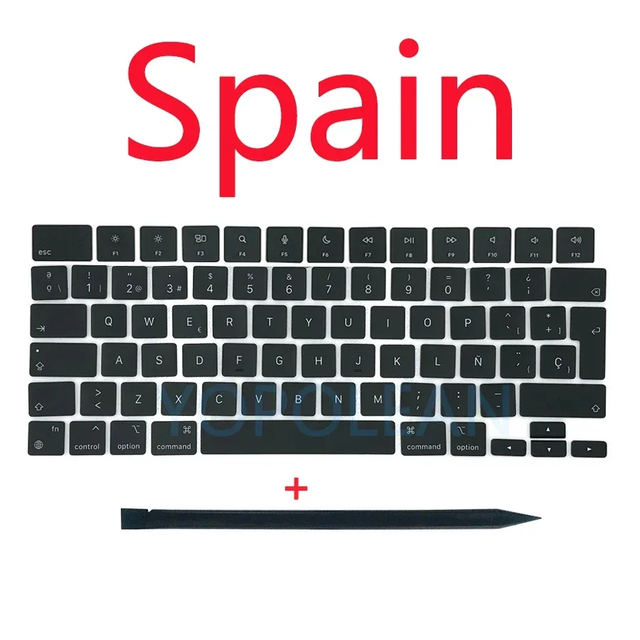 A2442 A2485 A2681 A2941 A2779 A2992 أغطية المفاتيح مفاتيح لماك بوك برو اير 13 "14" 16" غطاء مفتاح الولايات المتحدة المملكة المتحدة اسبانيا الفرنسية الروسية 2021 2023 #3