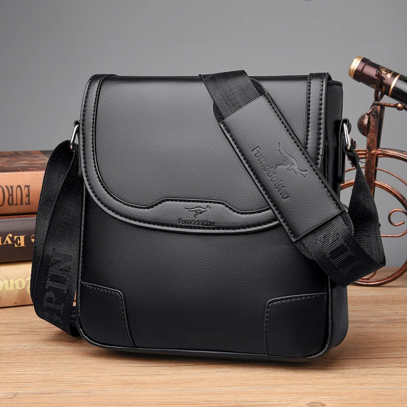 Luxury Brand Men Leather Shoulder Bags Waterproof Business Handbag Travel Tote Crossbody Cross body Messenger Bag Pack For Male