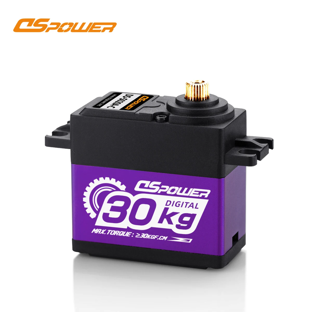 DSpower 30 كجم ميتال جير الرقمية الأرجواني سيرفو نصف الألومنيوم حالة عالية السرعة ل 1/8 1/10 RC سيارة قارب روبوت لعبة بدون طيار الملحقات #3