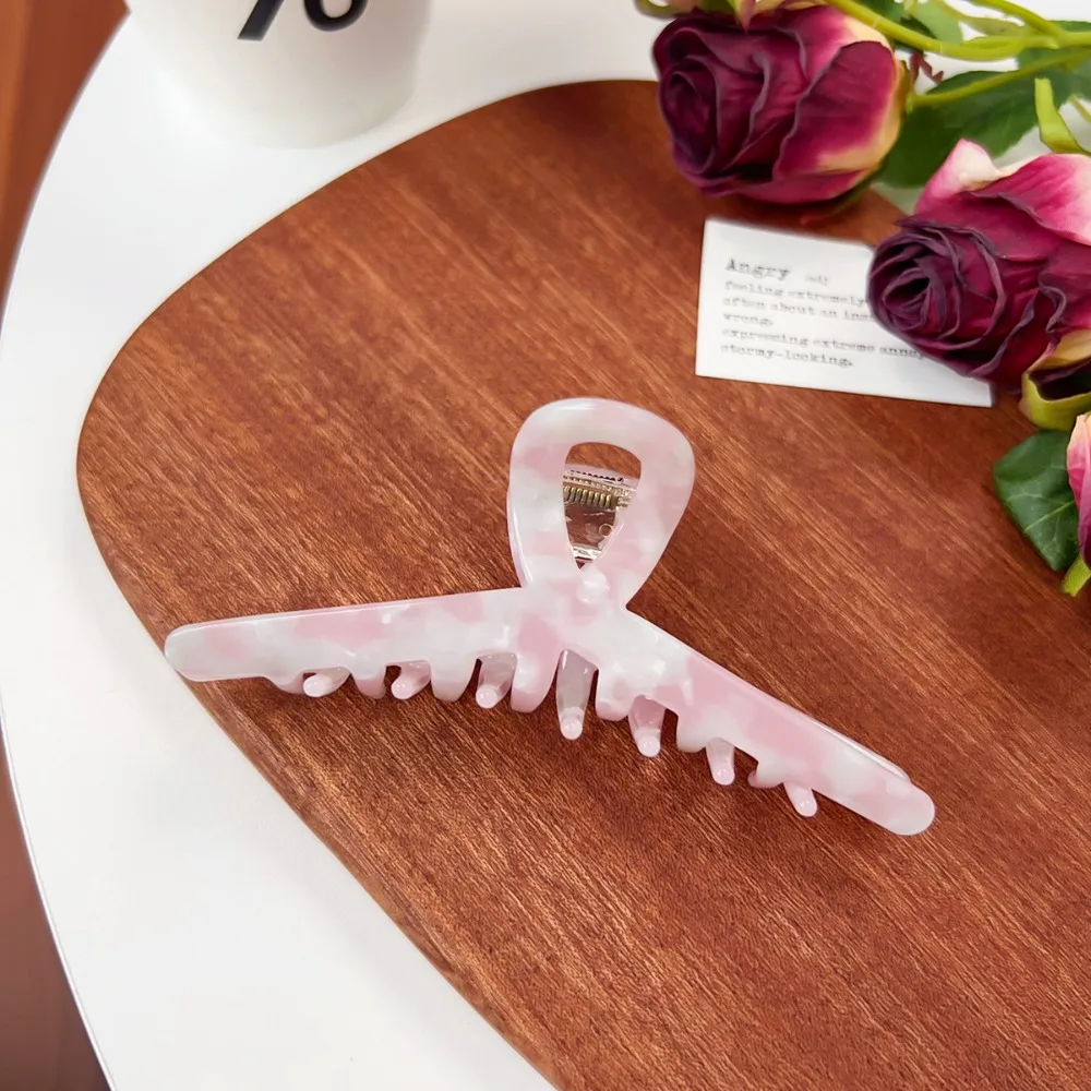 

Модная однотонная заколка для волос из свежего ацетата, заколка для волос, заколка для волос с крестом в виде акулы, головной убор, геометрическая простая заколка для волос, уличная одежда