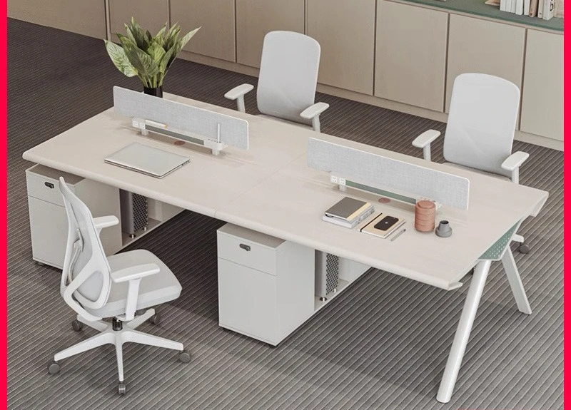 Desk four or six people, double two, card seat 4  6 people, staff, office table and chair combination 10 square