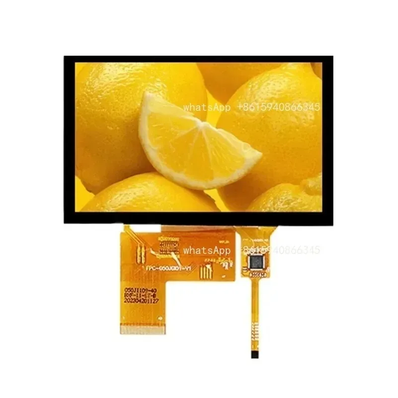 for 5.0-inch Full-View Angle TFT Colour Liquid Crystal Display RGB 24-bit Interface ST7265 Driver 40-Pin Flat Cable