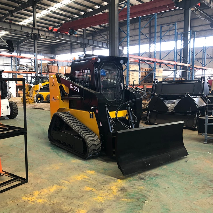 EPA Skid Steer 1050kg 1200kg Diesel Forestry Machinery Track Skid Steer Mini Skid Steer With Mulcher