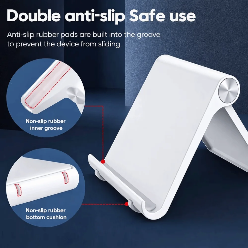 

New Adjustable Phone Stand Folding Lazy Tablet Stand ABS Desktops Holder for iPad /Xiaomi/Samsung Mobile Phone Support