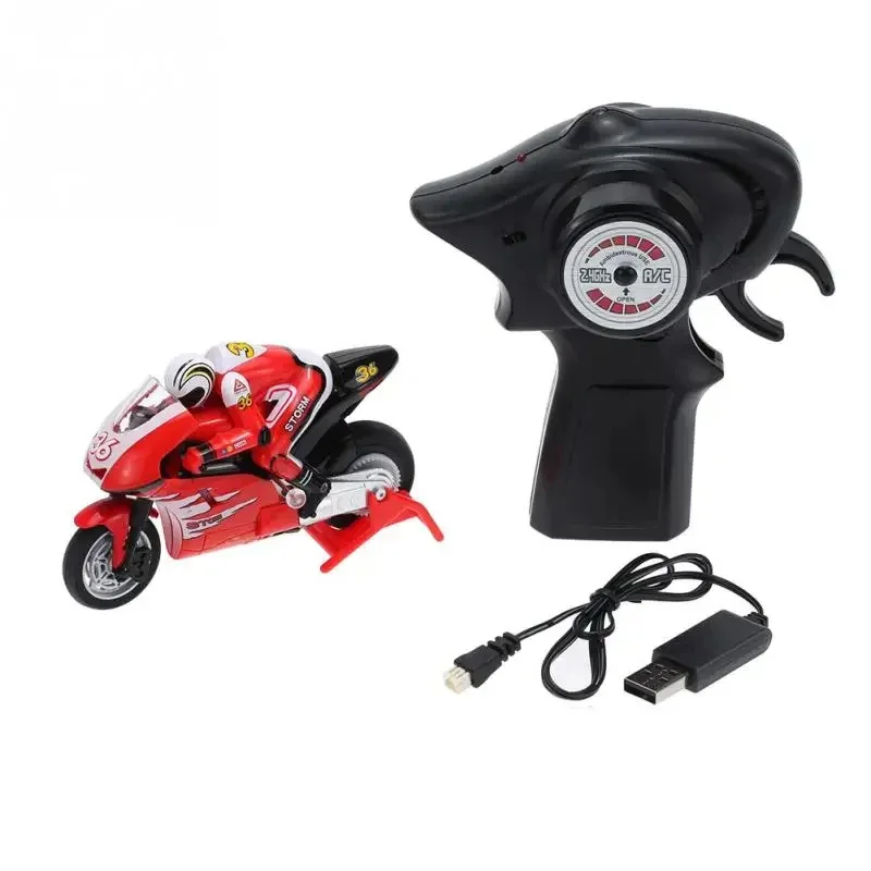 Mini jouet de paupières de saut électrique pour enfants, moto RC, cascadeur, dérive, bumoustique, haute vitesse, télécommande, jouets Hurcycles pour garçons, 2.4G