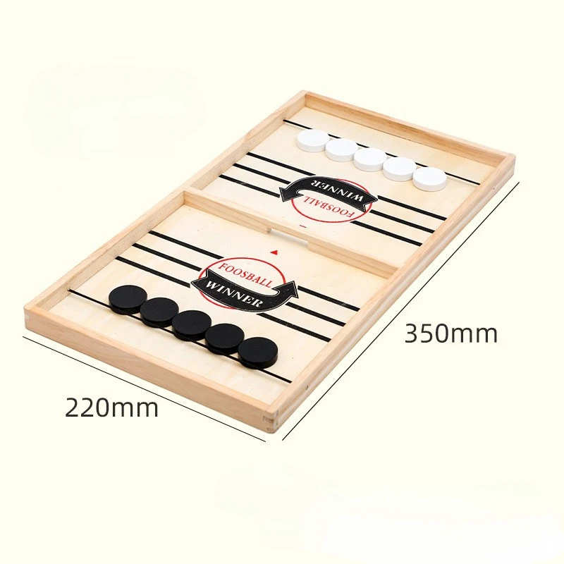 Fast Pace Sling Puck Game Foosball Winner Board Game Tabletop Hockey Catapult Chess Hand-eye Coordination Training Toys for Kids image 6