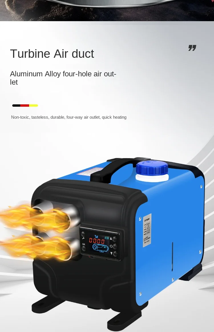 Imagem -05 - Calefator Diesel Autônomo para o Carro Calefator do Estacionamento do ar Tudo em um Caminhões Acessórios 12v 24v 220v 5kw o