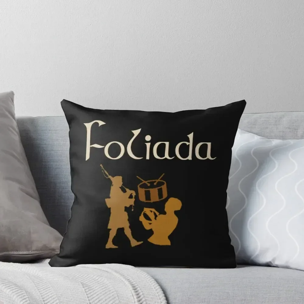 

Galicia- Foliated Throw Pillow christmas decorations for home 2025 Elastic Cover For Sofa Decorative Cushion Cover pillow