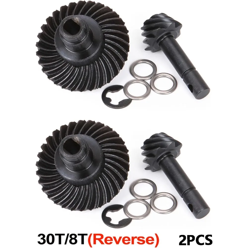 SCX10 II Heavy Duty Overdrive Bevel Gear 24/27/30/33T for 1/10 RC Crawler, Axial SCX10 II AR44/45, Capra Portal Axle Upgrades