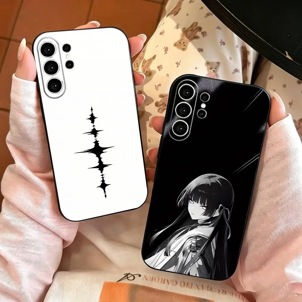 Game Wuthering Waves WuWa gift Phone Case Black Silicone Soft For Samsung S26,S25,S24,S23,S22,S21,S30,Ultra,Plus,Fe,Lite
