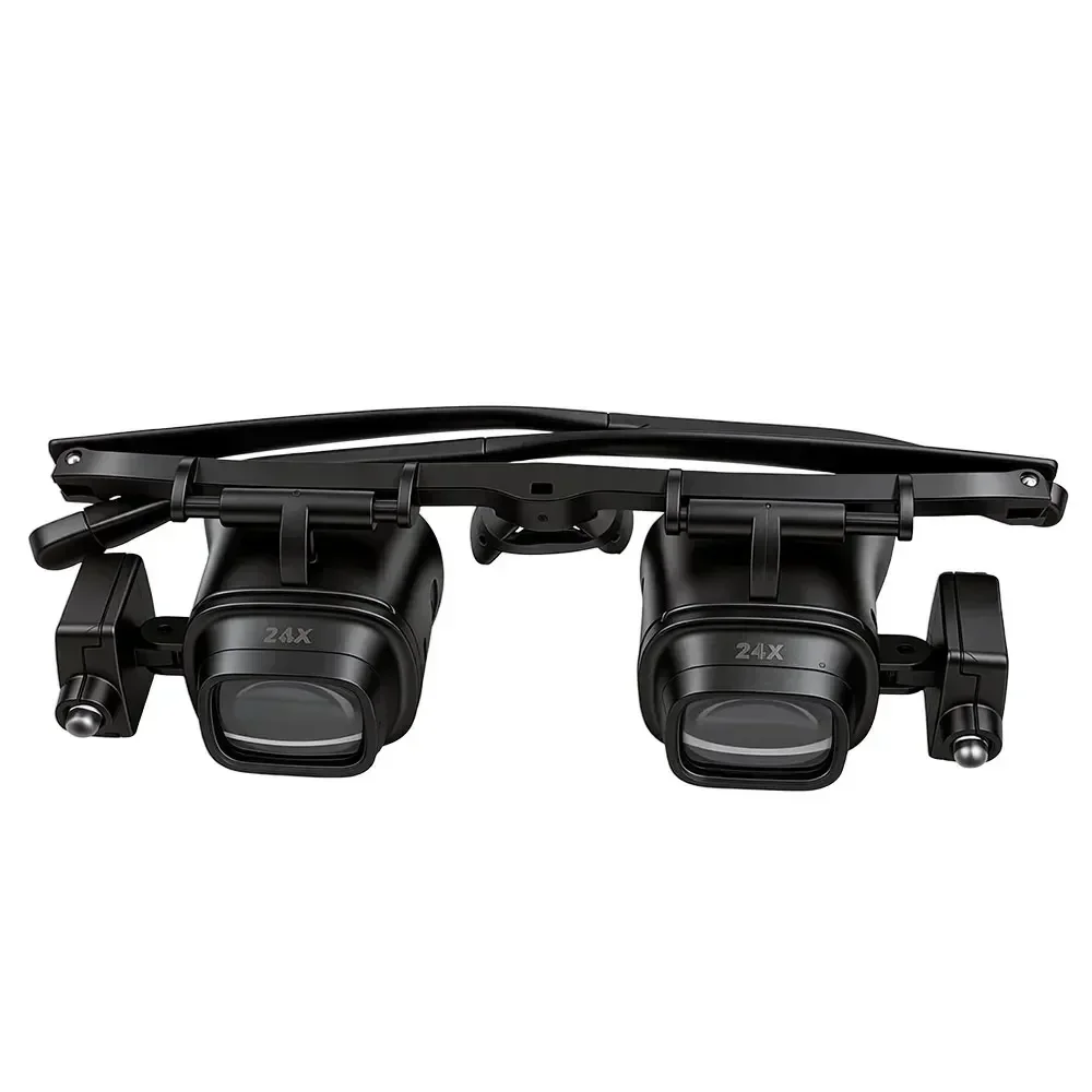 LED-Kopfvergrößerungsglas mit verstellbarem Kopfband, Lupenlinse, Vergrößerungsbrille, 23X, 15X, 8X, 2X, für Uhren- und Schmuckreparaturen. – Detail 24