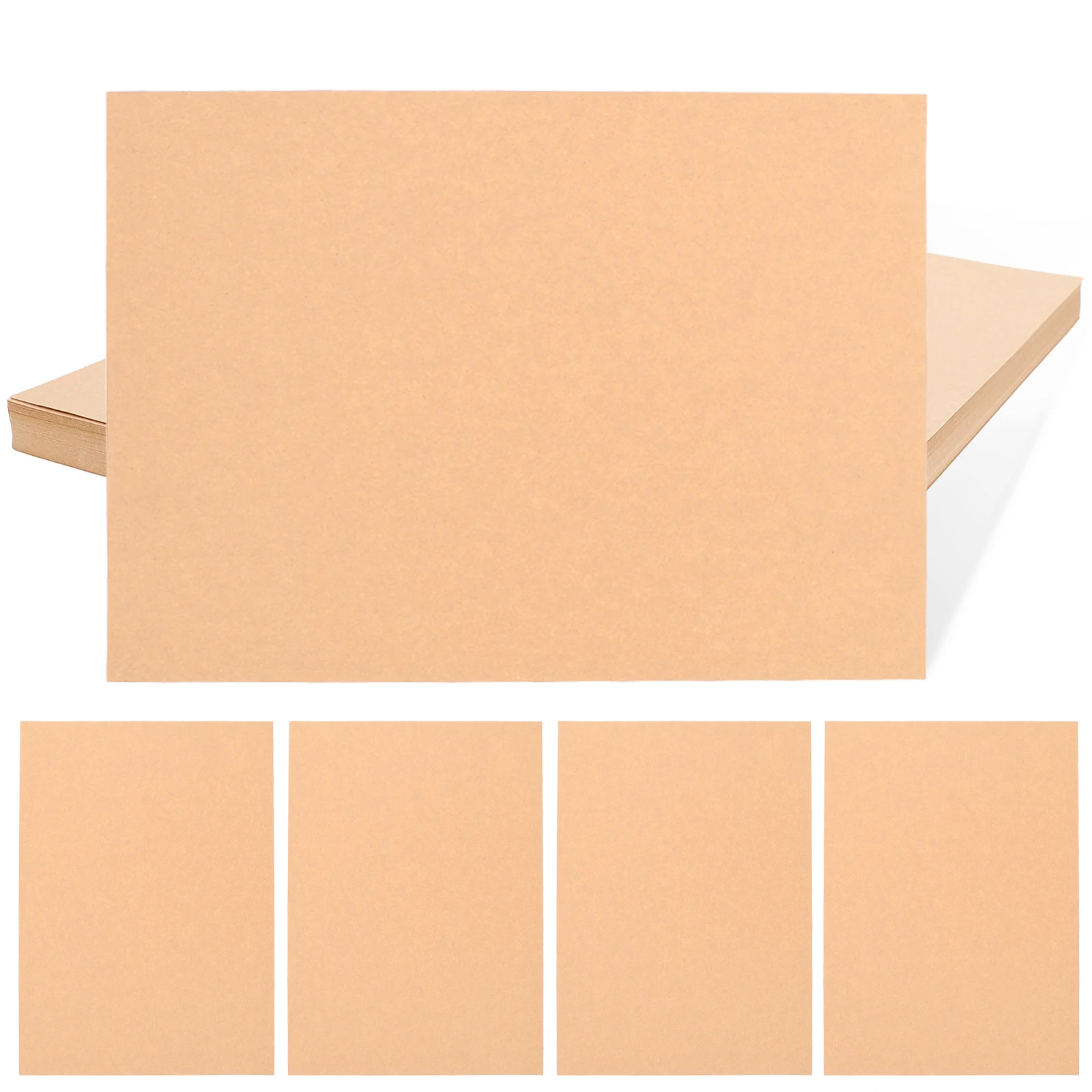 

100 Sheets Kraft Paper Origami Handicraft Handmade Crafting Handcraft DIY Superior Quality