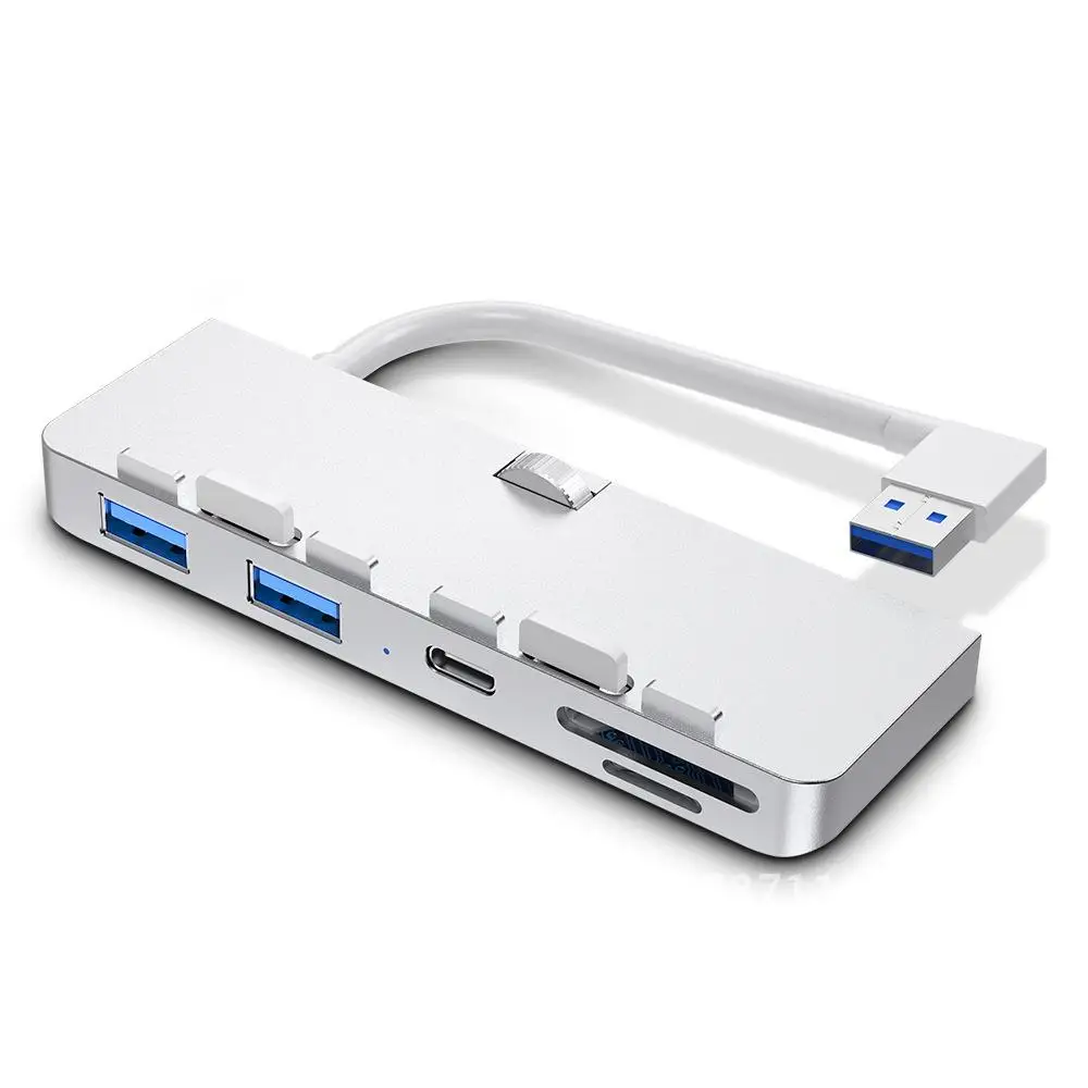 

Разветвитель Rocketek USB 3.0 для iMac Apple, универсальная док-станция, устройство чтения карт SD/TF, слот для карт, внешнее питание не требуется