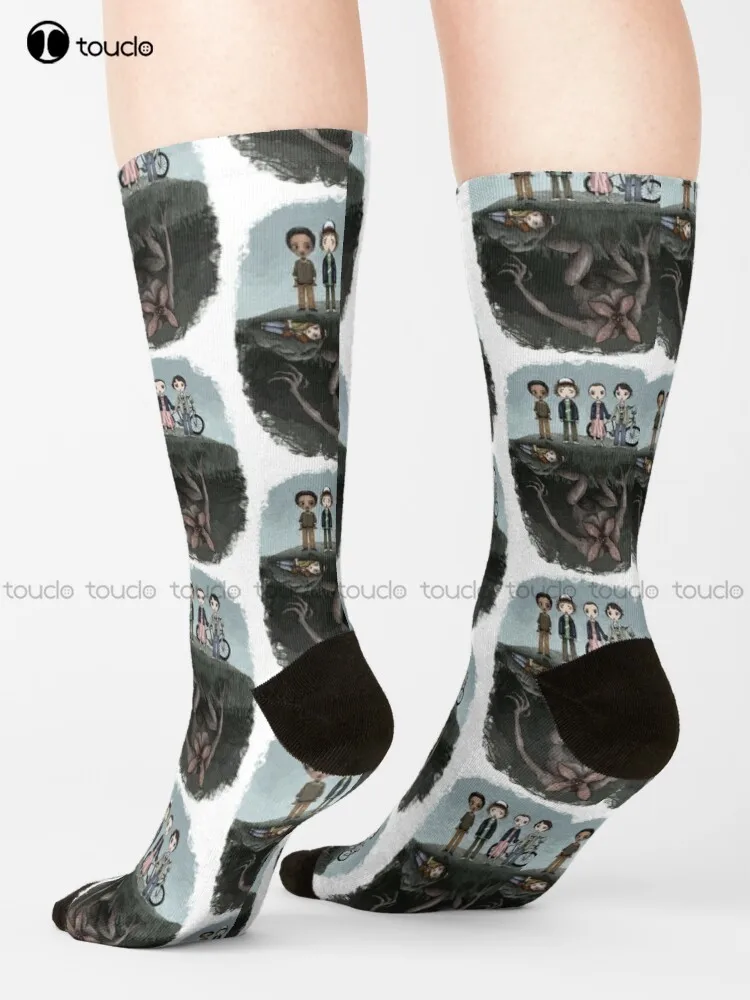 Bisopkop Pada Penuh Nonton Stranger Alalalallaa Gila Things Socks Funny Socks Personalized Custom Unisex Adult Teen Youth Socks