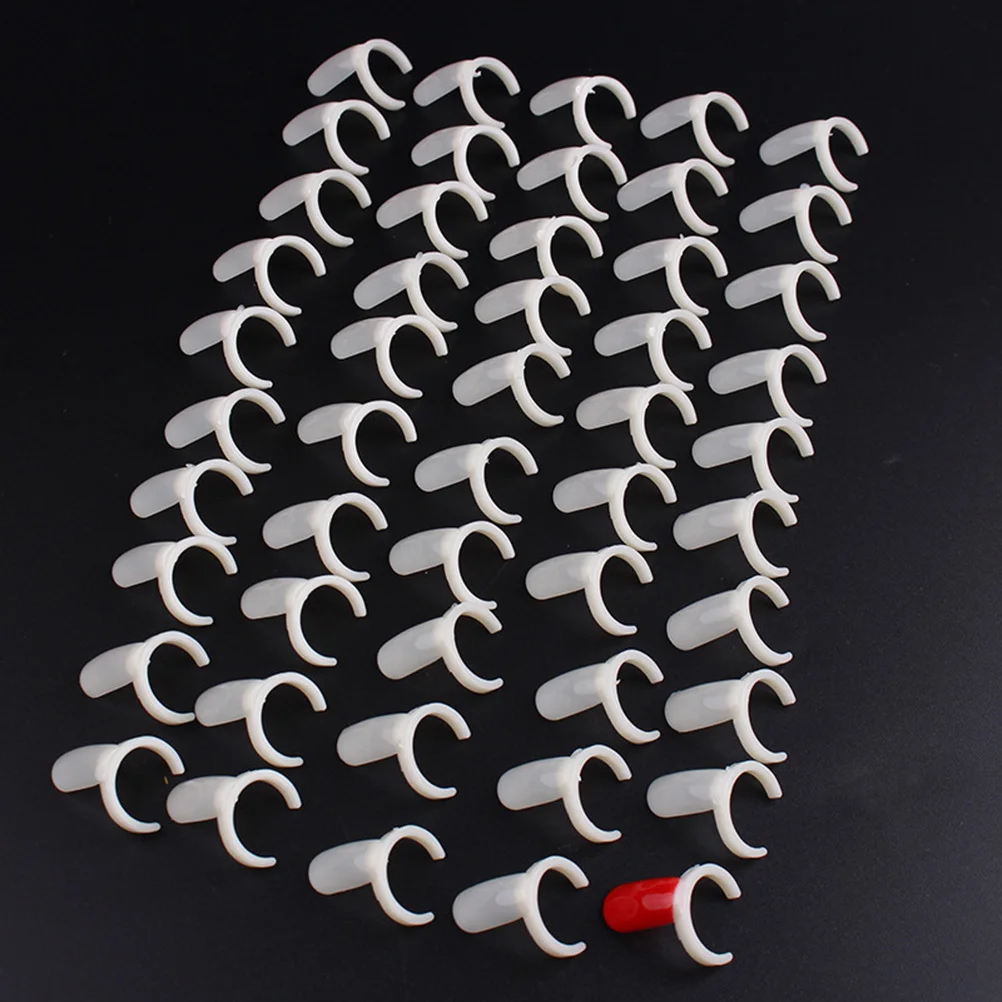 

150Pcs Nail Art Display Board Durable Beige Nail Polish Color Ring for Nails Art Salon and Home Use Display Board