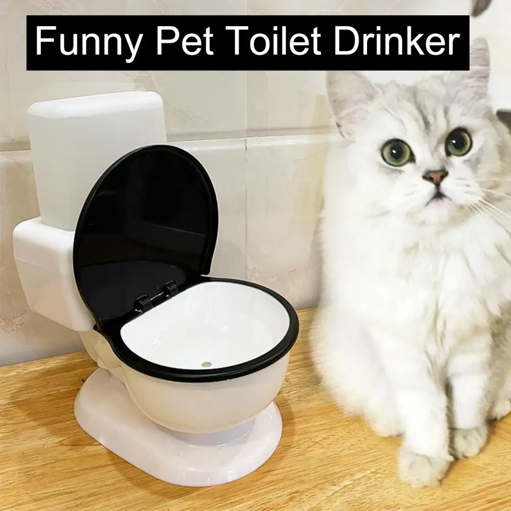 Pet Water Fountain Dust Cover Pet Water Fountain Automatic Cat Toilet Water Dispenser with Dustproof Cover Clean for Pets