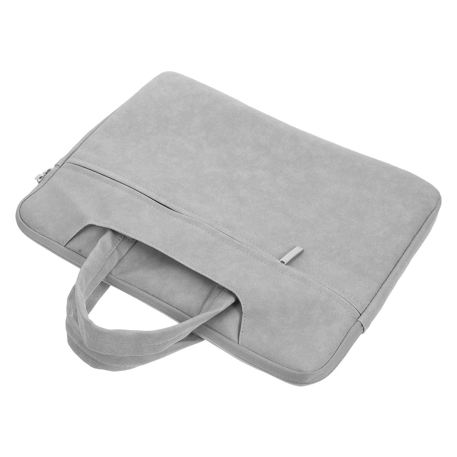 

14 Inch Laptop Bag PU Wear Resistant Design Extra Storage Lightweight H Work Bag Computer Case Commuting Meetings
