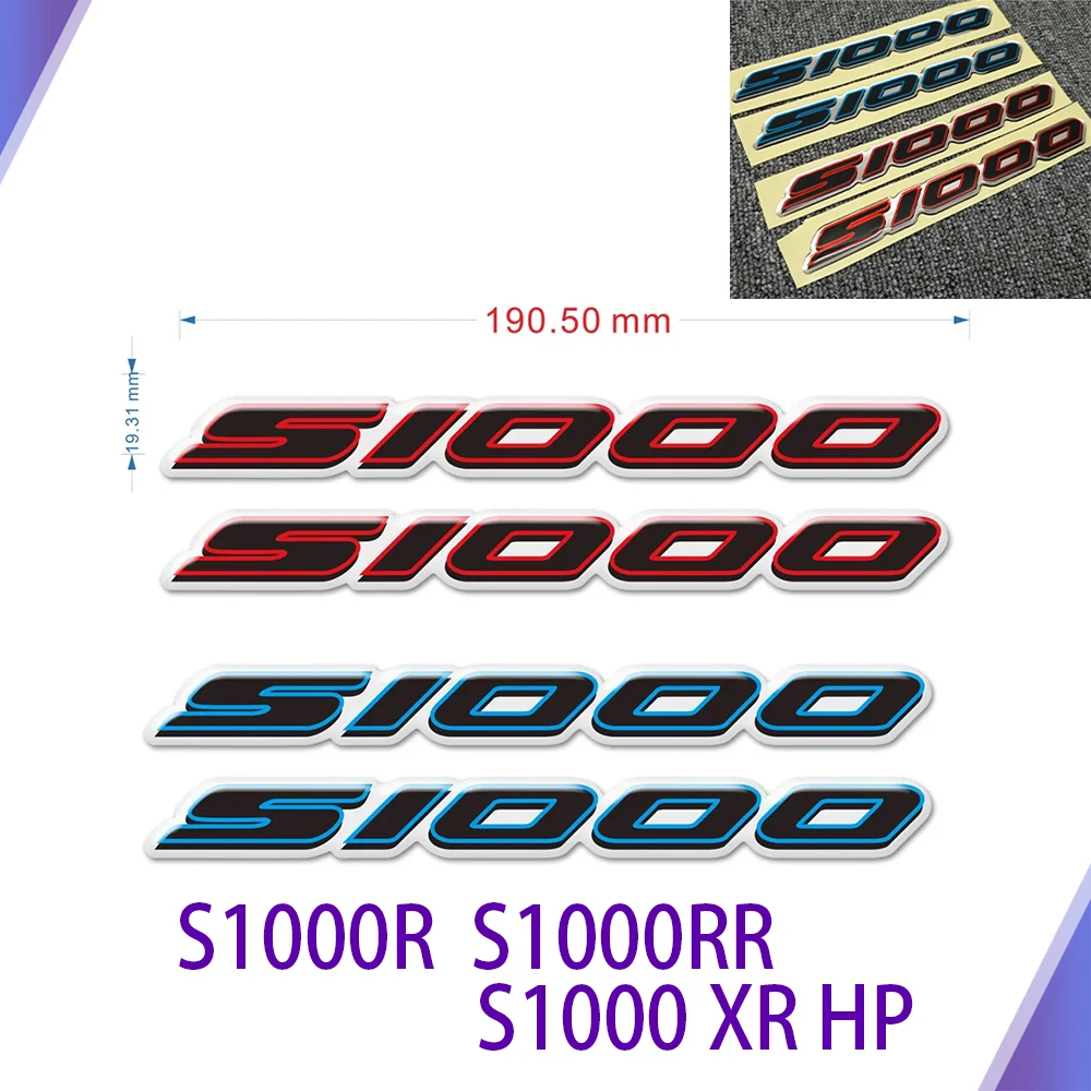 

For BMW S1000R S1000RR S1000XR HP Motorcycle Stickers Side Panel Protector Fairing Emblem Tank Pad Protection S 1000 R RR XR