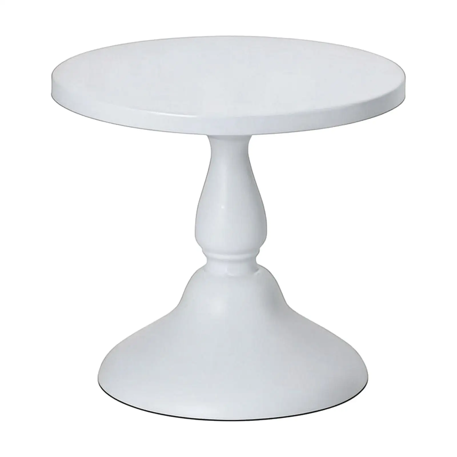 Iron Dessert Display Stand Versatile White Iron Cake Stand Rimless for Home Entertaining, Birthday Celebrations, Catering Events