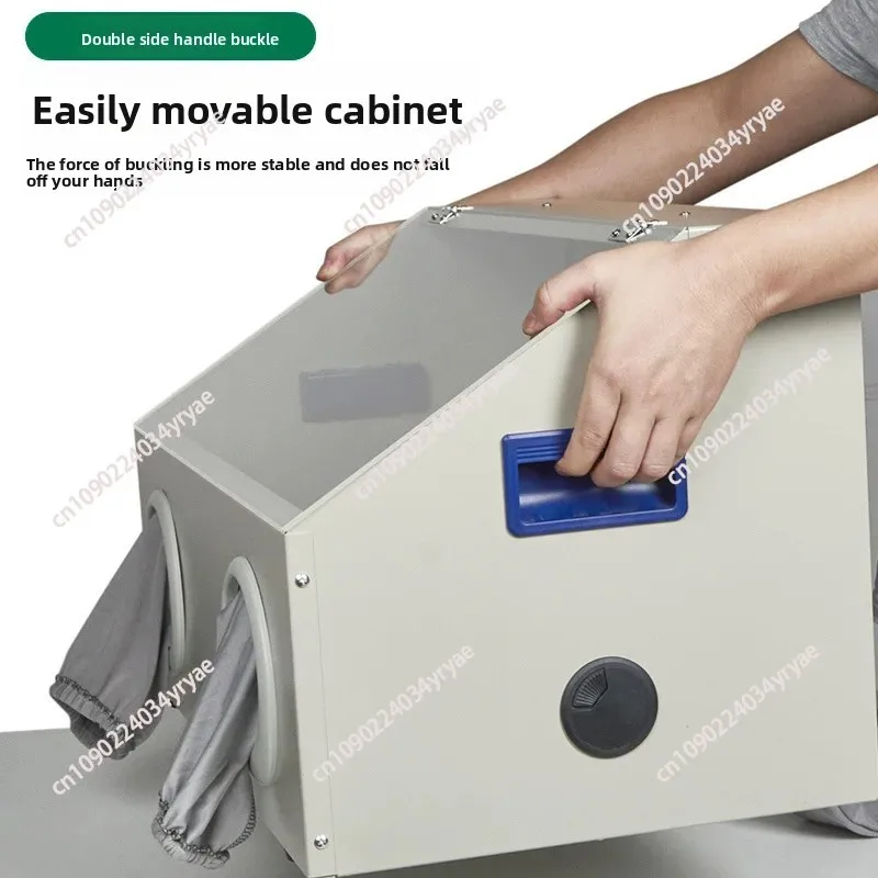 

Metal engraving vacuum dust box grinding box transparent bead table grinding table