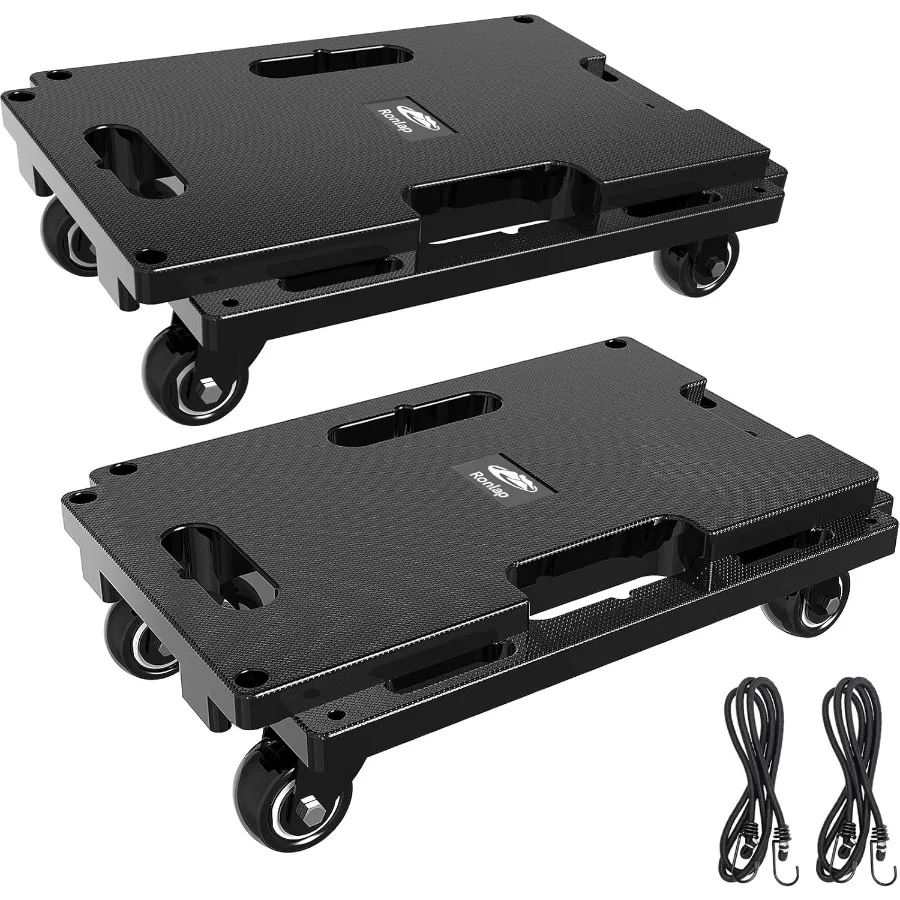 

Ronlap Furniture Dolly for Moving Furniture Moving Dolly 4 Wheels Heavy Duty Small Flat Dolly Cart with Wheels Movers Dolly Int