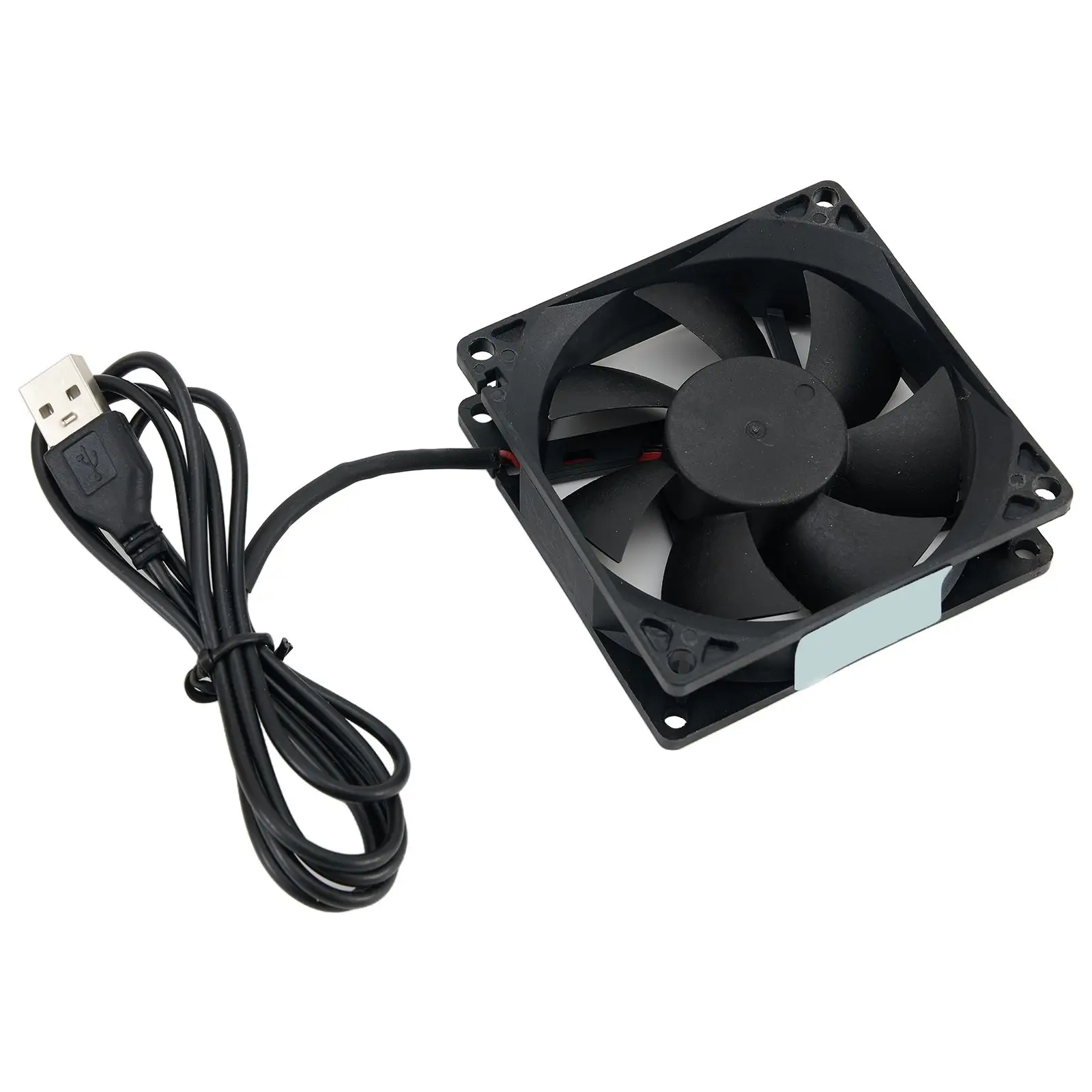 80mm DC 5V USB Router Cooling Fan DIY PC Cooler TV Box Wireless Silent Strong Wind Power Fast Cooling Noise-free